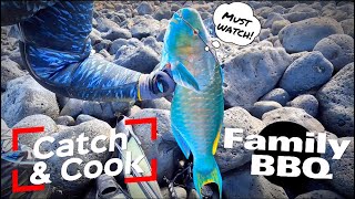 MY OHANA CAME TO MOLOKAI!!! (Catch & cook)