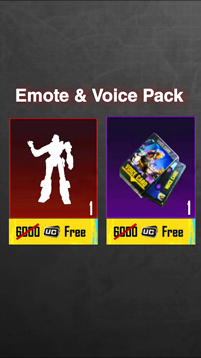 FREE Emote & Voice Pack 😱