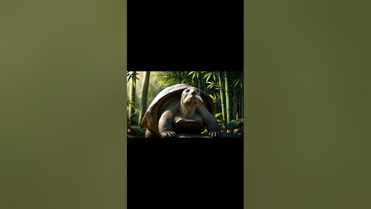 “Slow steps. Big wisdom.” 🐢✨The turtle speaks. The panda listens.One lesson can change everything.