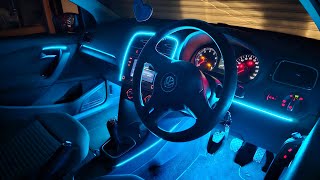 VW Polo MK5 Installing Ambient Lighting LED Bead Kit | VW Mods | RGB LED Car Interior Lights by Mr GCC 12,878 views 5 months ago 13 minutes, 40 seconds