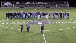 Holy Cross Men's Soccer 50th Anniversary Ceremony