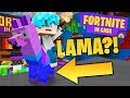 CHALLENGE VS IL LAMA IMPOSSIBILE?! Fortnite In Casa - Minecraft ITA