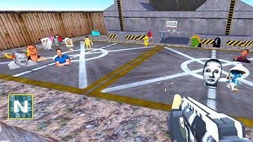 Nextbots Sandbox in Backrooms Shooter Gameplay 199, Sandbox Android Games  ios Walkthrough Simulator