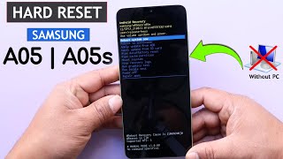 hard reset samsung a05 | a05s remove pattern/pin/password 2024 | galaxy a05 factory reset