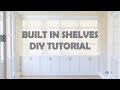Diy built in shelves tutorial  base  cabinets  part i