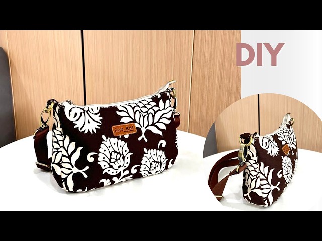 Easy DIY Crossbody Bag Tutorial, How to Make a Bag, Simple