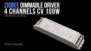 4 Channels CV 100W ZigBee Dimmable Driver_SRP-ZG9105-24-100CVF