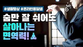 [온라인옹달샘]호흡명상 │숨만 잘 쉬어도 살아나는 면역력