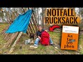 Berleben mit notfall rucksack  vom katastrophenschutz empfohlen  survival mattin