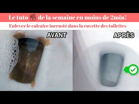 Vidéo: Comment enlever une pierre dans les toilettes : conseils