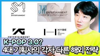 K-POP 3.0이란 무엇일까? 4대 기획사의 해외 전략 포인트.