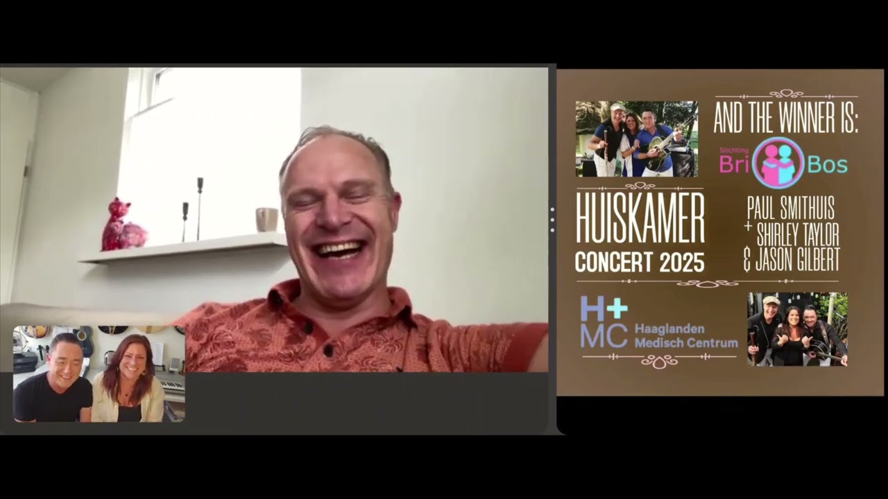 Shirley Taylor & Jason Gilbert ft. Paul Smithuis maken Huiskamerconcert winner 2025 bekend