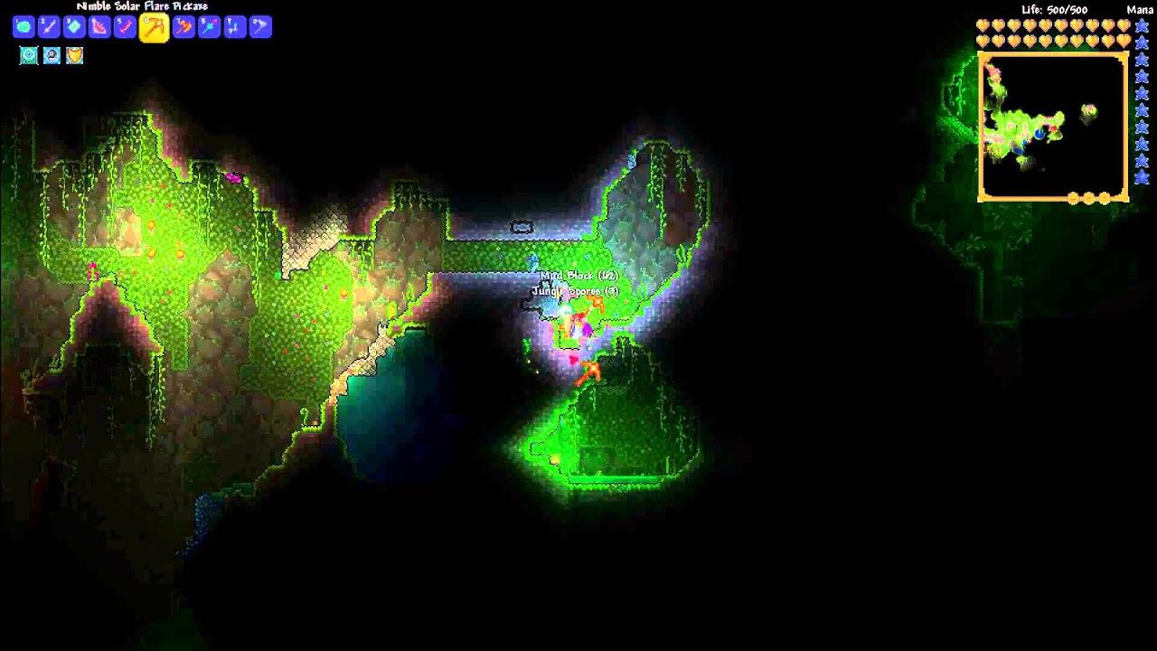 Where to find Jungle Spores Terraria YouTube