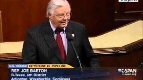 Time to Build: Rep. Barton touts Keystone XL Pipeline as a job creator!
