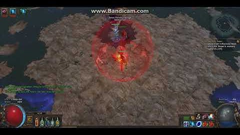 Path of Exile: Incursion/Ele hit Deadeye in bitch item vs shaper(ending)