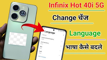 infinix hot 40i language settings How to change language in infinix hot 40i #infinixhot40ilanguage