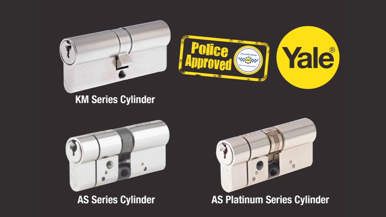 L@@k Yale AS Series Euro Profile Cylinder with 3 Keys High Security 