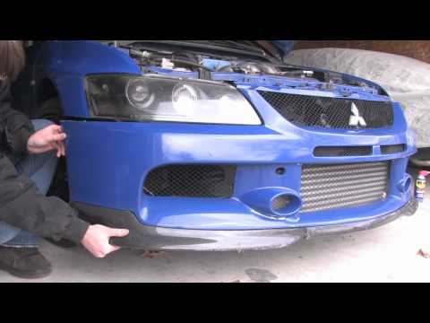 How to remove a front bumper - EVO 8/9 HID bulb replacement - Boosted Films