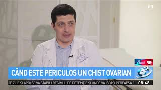 Sfat de sănătate. Când este periculos un chist ovarian