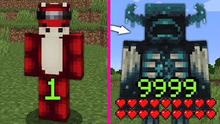 Minecraft mais mon XP = Une Transformation...