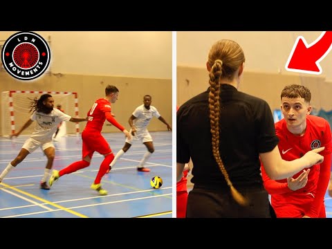 I Played in a PRO FUTSAL MATCH & THIS Happened... (Football Skills & Goals)