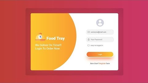 Animated Log in Form UI | 2021 Responsive Login Form Design