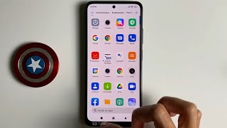 How to change the home screen style swipe up into the app drawer on Xiaomi Redmi Note 11 Android 11 screenshot 4