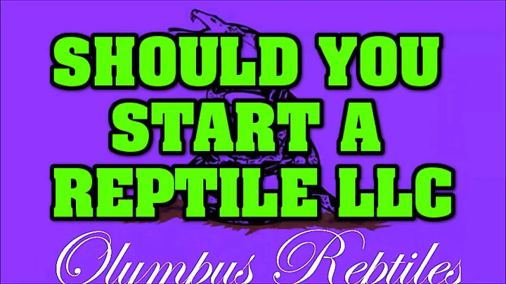 We get asked all the time.... REPTILE LLC?  Here is how, and SHOULD YOU?