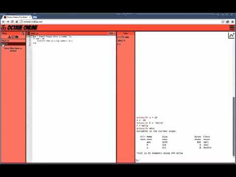 CISC 130 - Octave Online