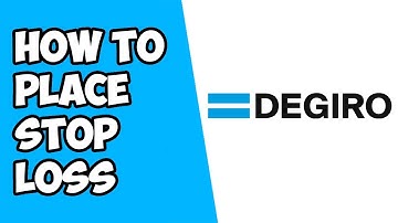 How To Place Stop Loss on Degiro - Place Sell Order Degiro
