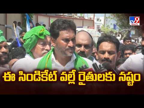 ఈ సిండికేట్ వల్లే రైతులకు నష్టం  : YS Jagan - TV9 - TV9