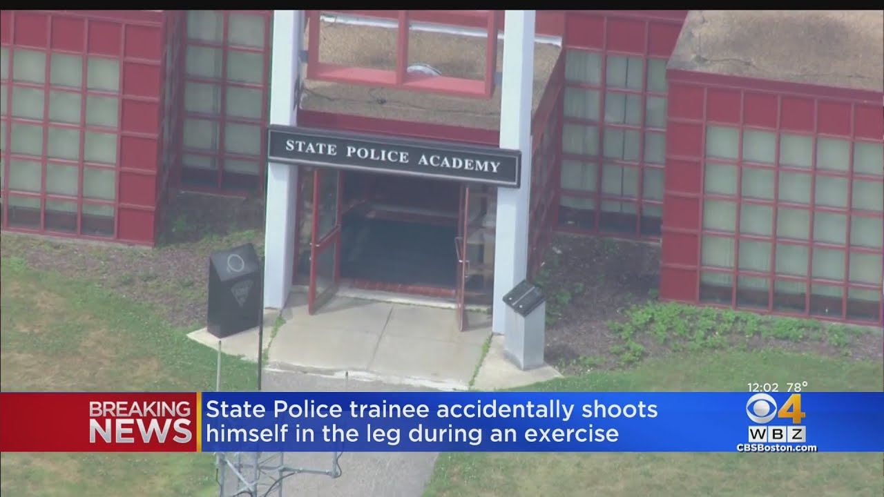 Massachusetts State Police trainee accidentally shoots himself in leg