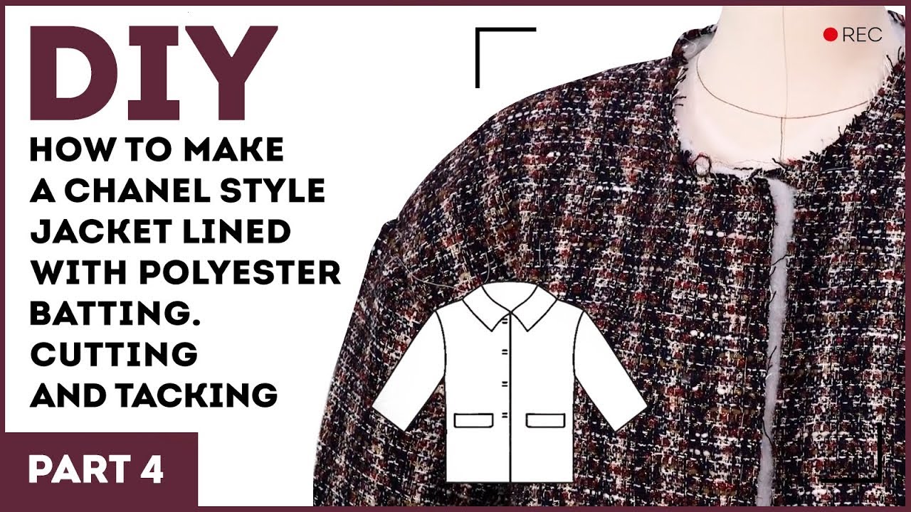 DIY: How to make a Chanel style jacket lined with polyester