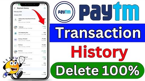 How to delete Paytm transaction history 2025 | paytm transaction history delete kaise kare 