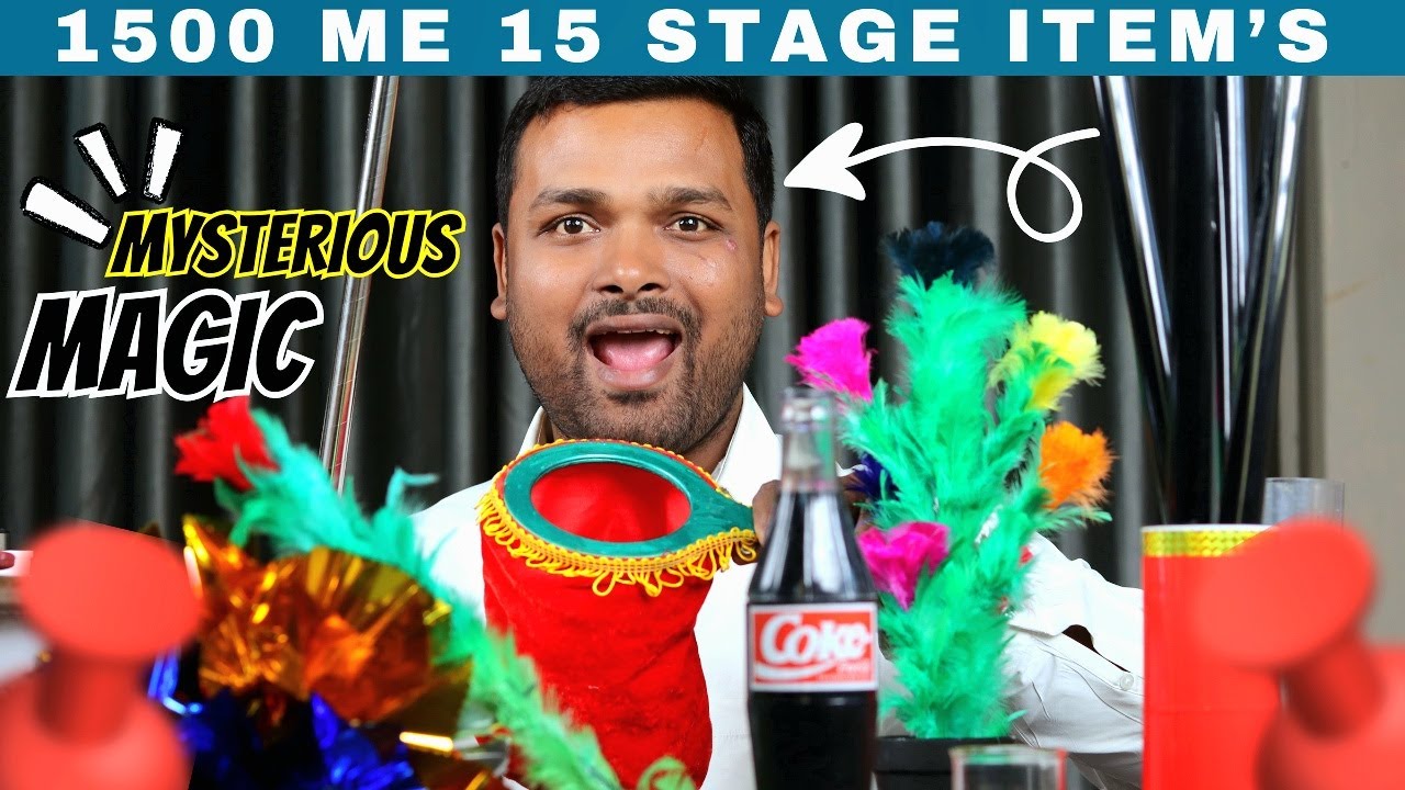 26 JANUARY MAGIC KIT || 1500 में 15 स्टेज शो जादू का सामान 🤯 Suman Magic Shop