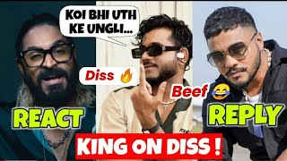 KING REPLY ON DISS TRACK | REACT ON EMIWAY'S INDEPENDENT TRACK | RAFTAAR REPLY