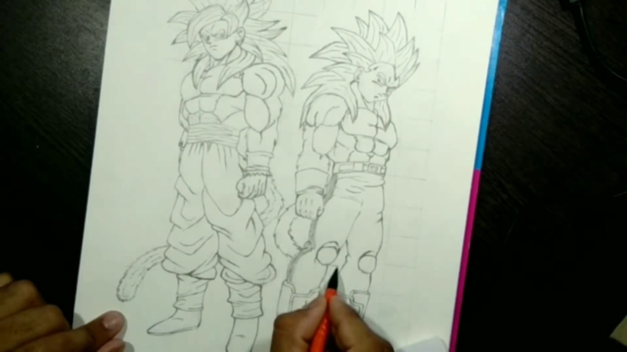 Artray-Goku And Vegeta SSJ4