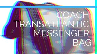 Coach Transatlantic Messenger Bag REVIEW (with craft beer) screenshot 1