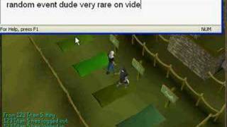 runescape bank and random event.....rare!