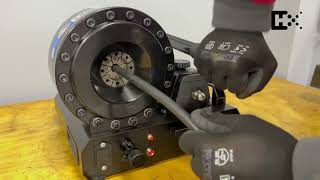 Hydflex Nfh-16 Hydraulic Hose Crimping Operation