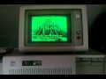The Secret of Monkey Island CGA intro on a IBM 5170 PC/AT with IBM 5151 display