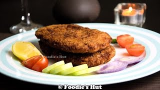 Kolkata Style Minced Chicken Cutlet - Recipe by Foodie's Hut #0121