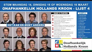 Lijst 4 - Onafhankelijk Hollands Kroon - Goede Ondersteuning En Zorg Thuis