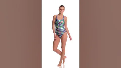 Speedo Pro LT Twinkly Drop Back One Piece Swimsuit  | SwimOutlet.com