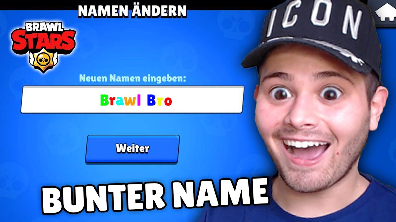 So Bekommst Du Einen Bunten Namen In Brawl Stars Youtube - wie kann man bei brawl stars seinen namen ändern