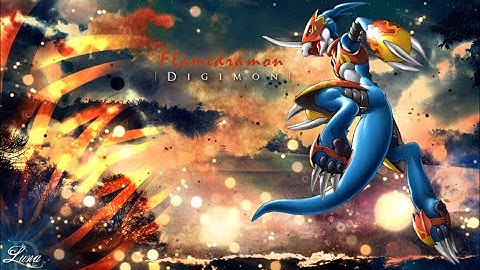 Digimon: Veemon Armor Digivolve to Flamedramon