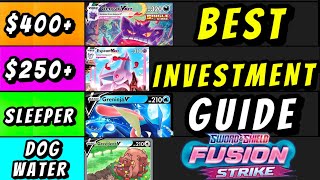 What Are The BEST Sword and Shield Fusion Strike Cards To Invest In 2024? (Price Guide Tier List)
