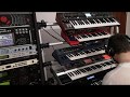 The weeknd   blinding lights synthesizer cover