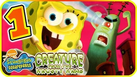 SpongeBob SquarePants: Creature from the Krusty Krab Walkthrough Part 1 (PS2, GCN, Wii) Level 1