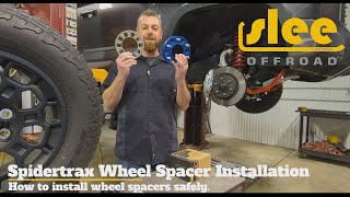 Spidertrax Wheel Spacer Installation
